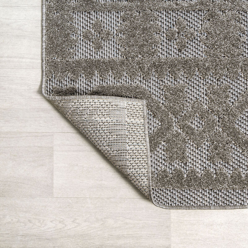 Citta High-Low Pile Mediterranean Tile Area Rug