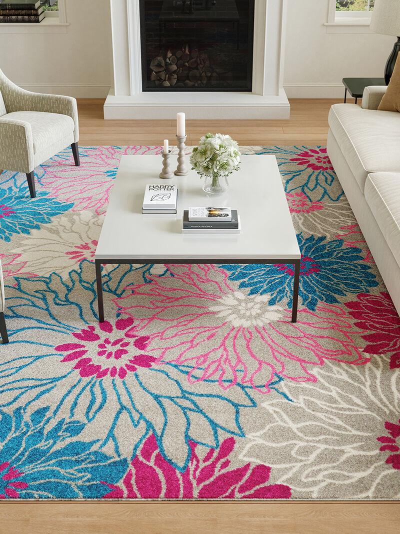 Passion PSN17 Gray 6'7" x 9'6" Rug image number 2