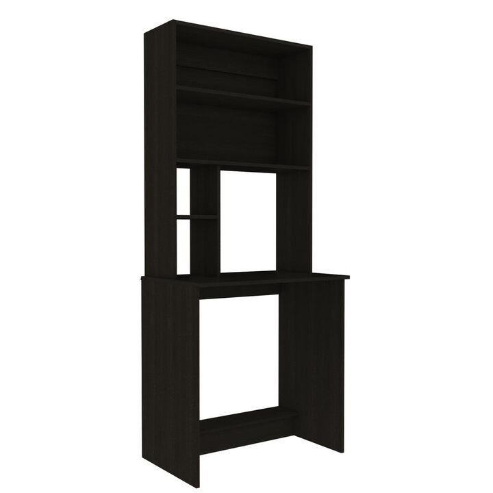 Xalo Computer Hutch Desk In Black