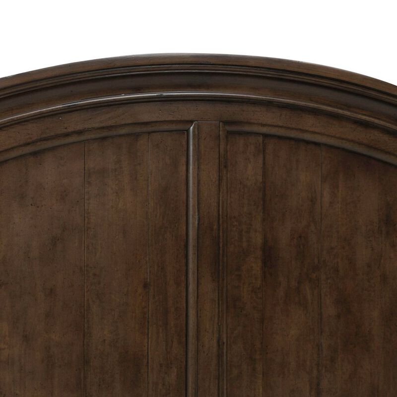 Liberty Furniture Arden Road King Arched Poster Bed Headboard - Satin Cherry image number 6