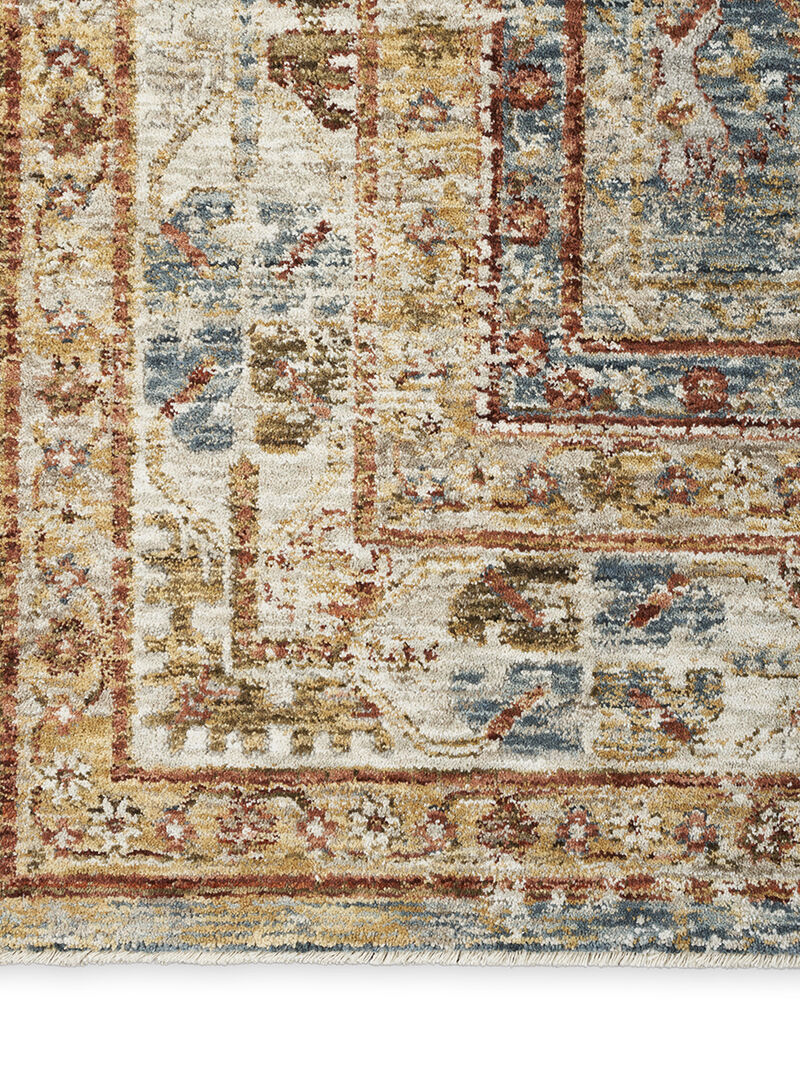 Sahar SHR01 Blue 2'3" x 10'2" Rug image number 3