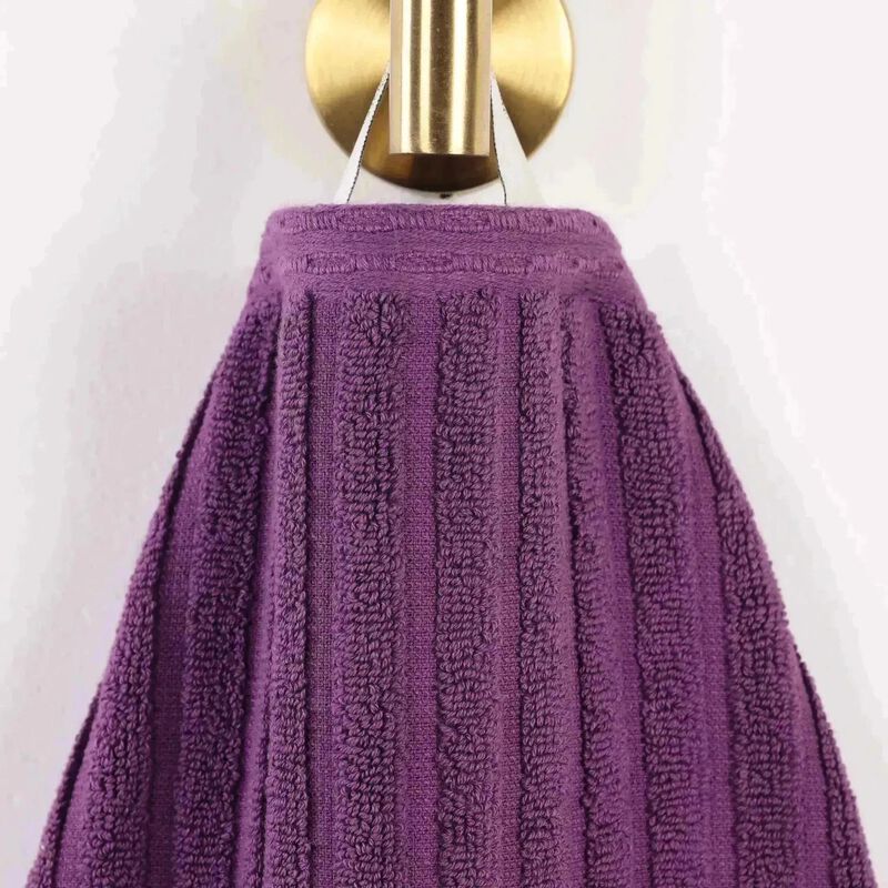 2-Piece Cotton Ribbed Bath Towel Set &ndash; Plush and Quick-Dry image number 2