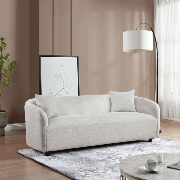 Modern Minimalist Sofa, Beige