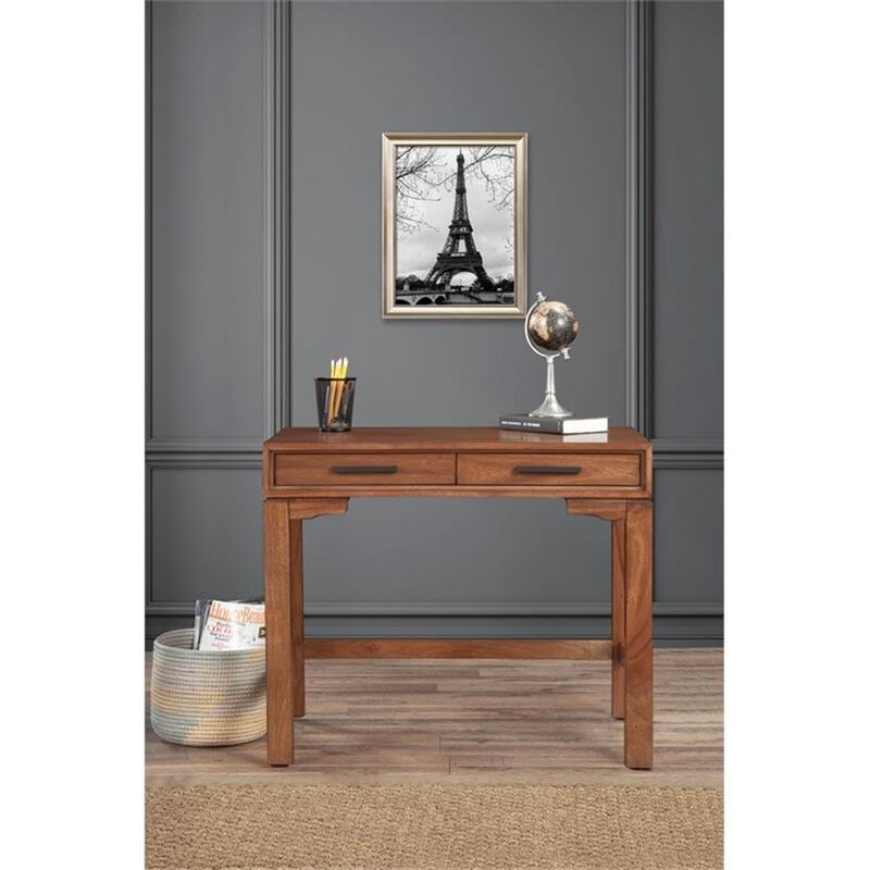 Origins by Alpine Nova Mini Desk, Honey Maple image number 1