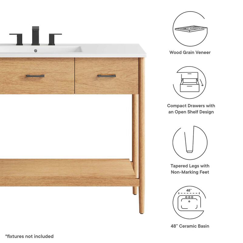 Zaire 48" Single Sink Bathroom Vanity image number 1