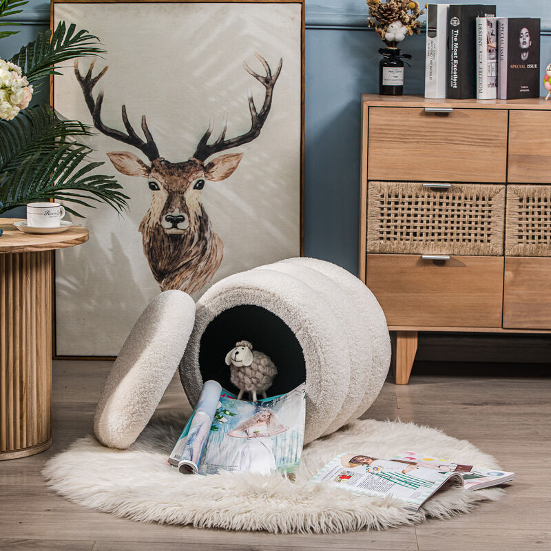 Scandinavian Living Room Pouf