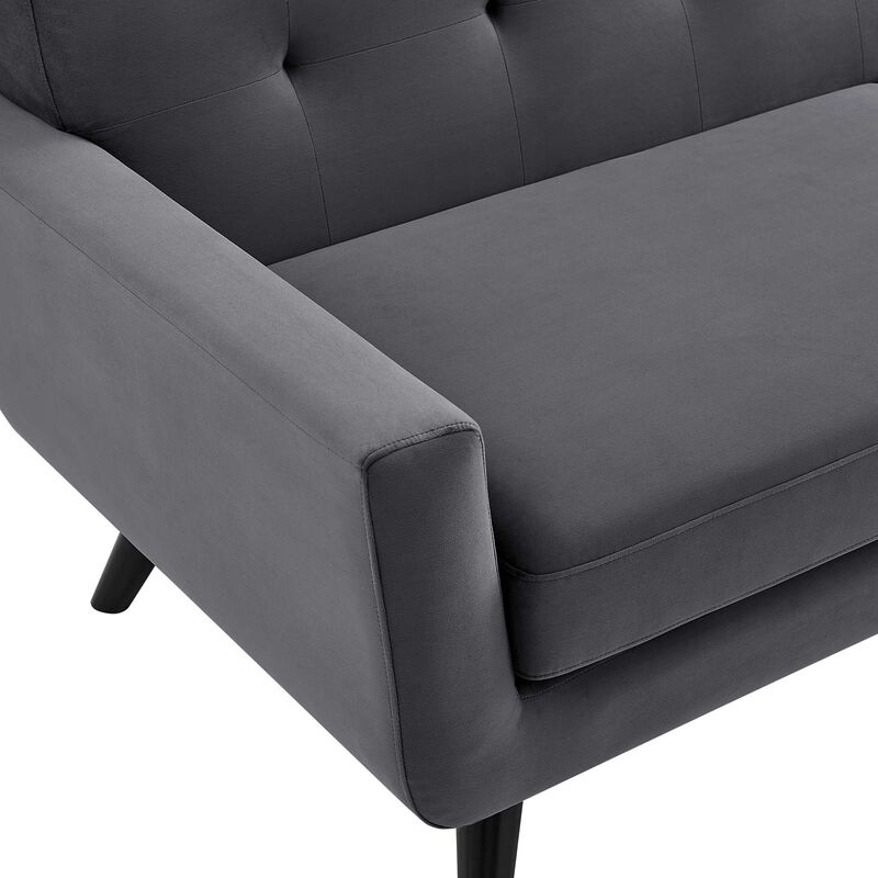 Engage Performance Velvet Armchair image number 4