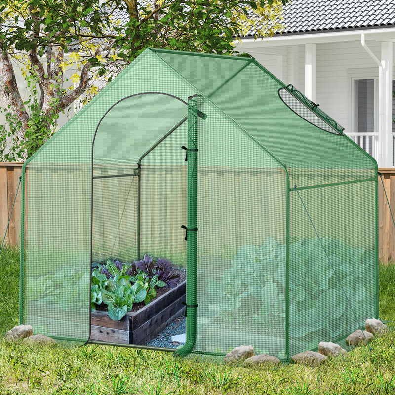Portable Outdoor Warm House with PE Cover and Roll-up Zippered Door image number 1