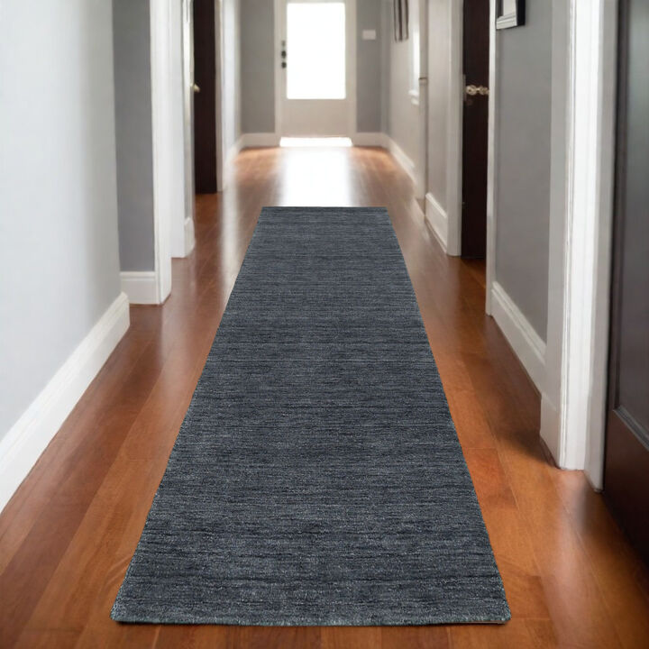 HomeRoots Wool Hand Tufted Runner Rug