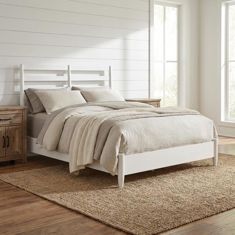 Alpine Furniture Flynn Retro Bed Slat Back Headboard image number 3