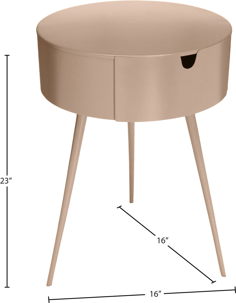 Meridian Furniture Bali Pink Night Stand image number 6
