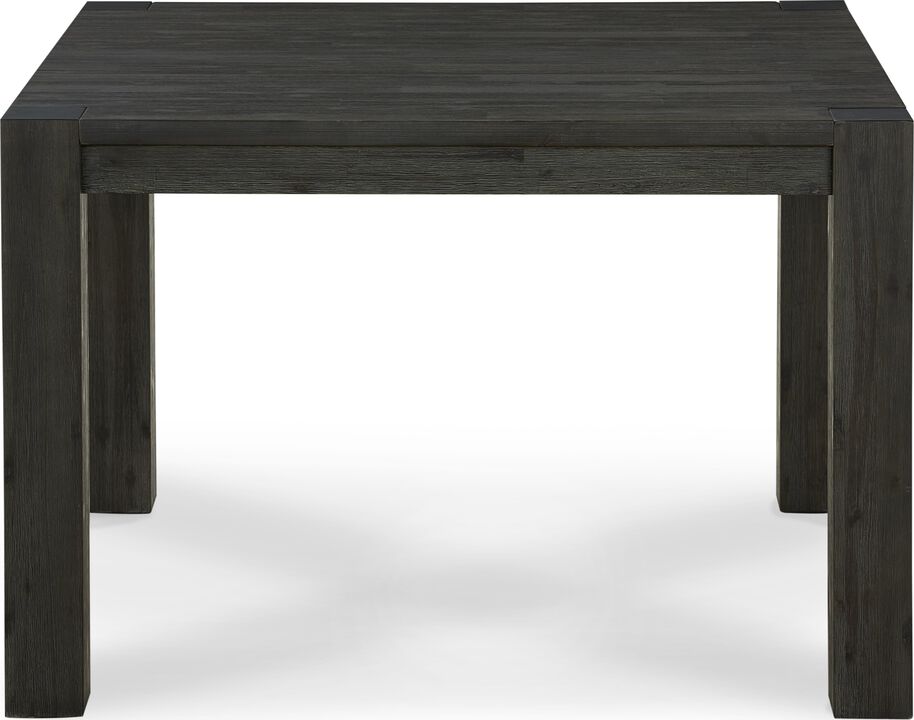 Meadow Solid Wood Square Counter Table in Graphite