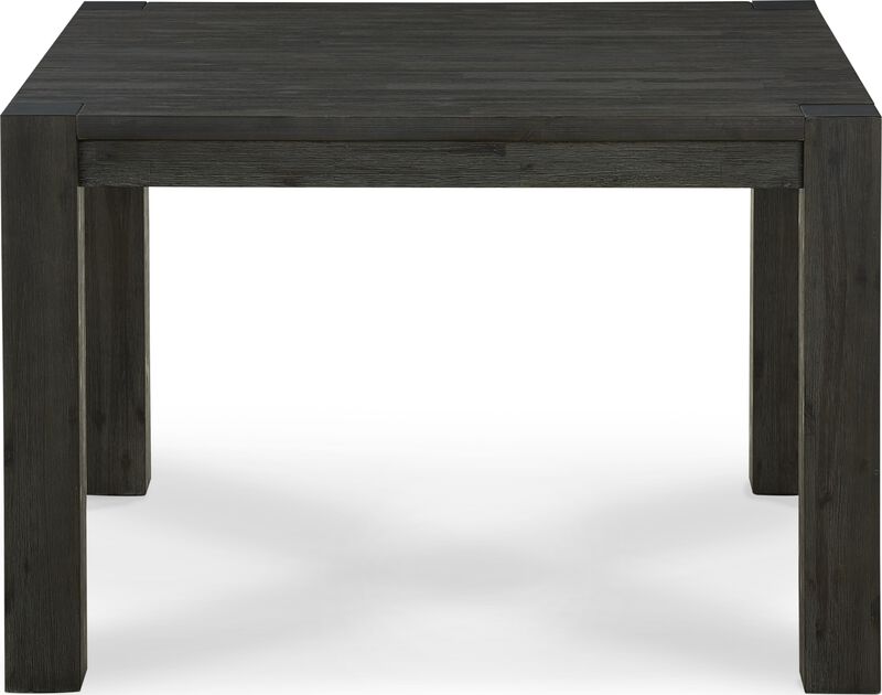 Meadow Solid Wood Square Counter Table in Graphite