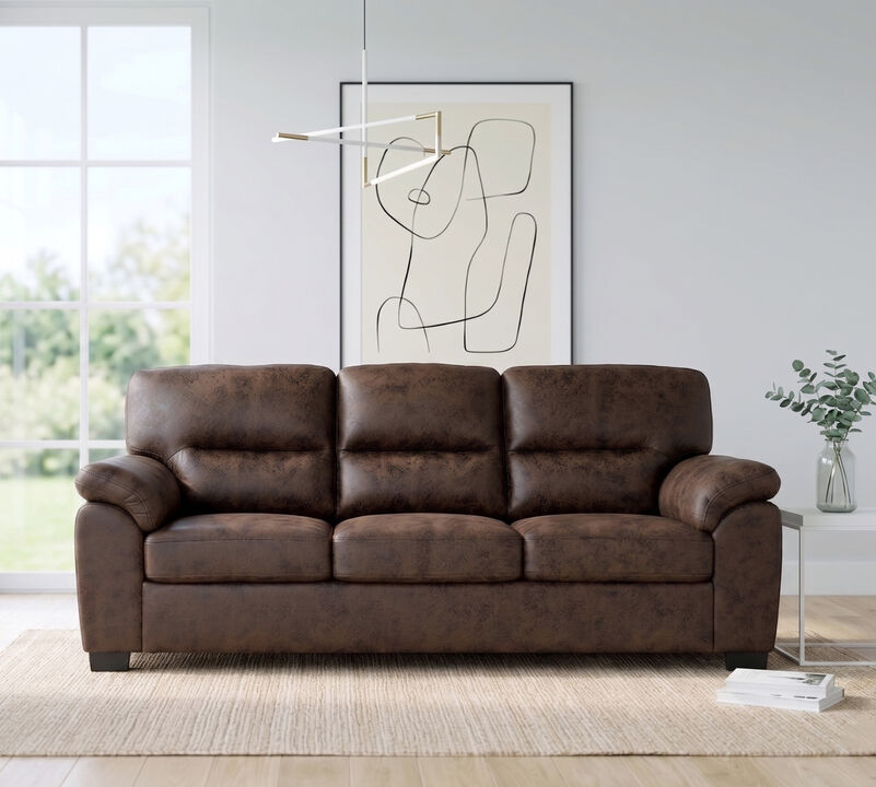 Domord Modern 81" Foil Fabric Sofa