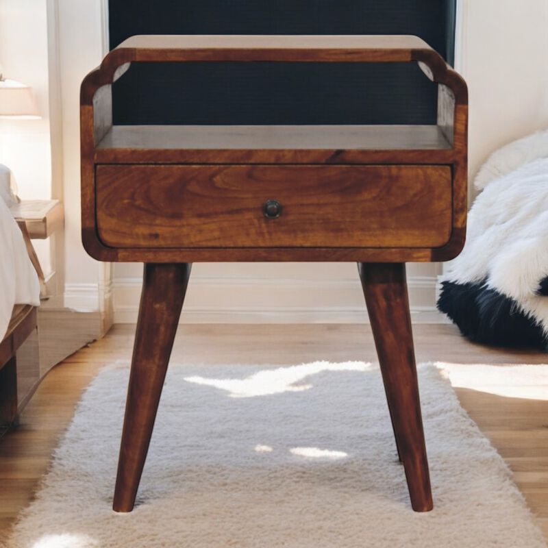 Artisan Furniture Solid Wood Newton Chestnut Nightstand