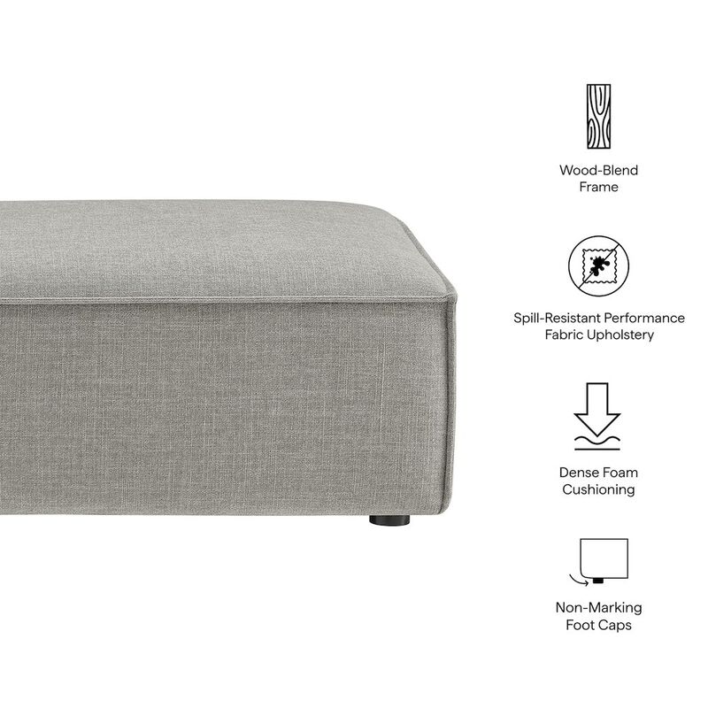 Restore Performance Fabric Upholstered Modular Ottoman image number 1