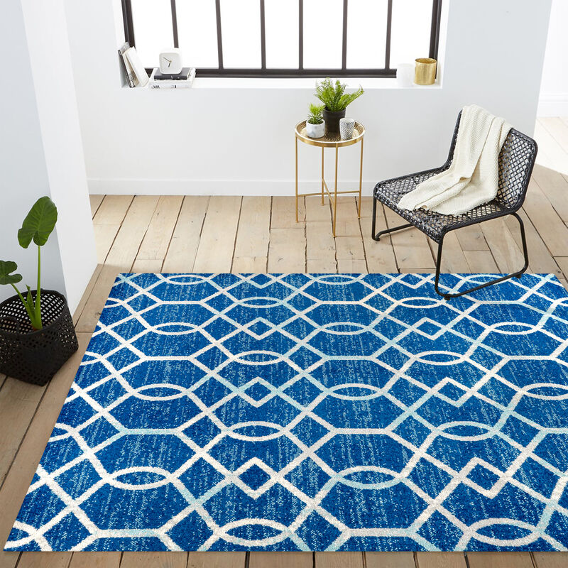 Asilah Ogee Fretwork Area Rug