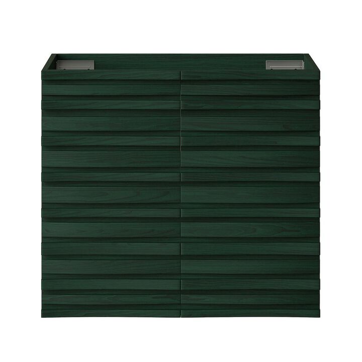Cascade 24" Wall-Mounted Bathroom Vanity Cabinet without Top in Green Oak