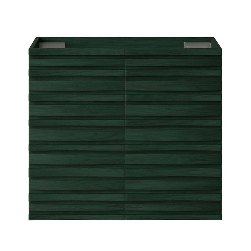 Cascade 24" Wall-Mounted Bathroom Vanity Cabinet without Top in Green Oak image number 0