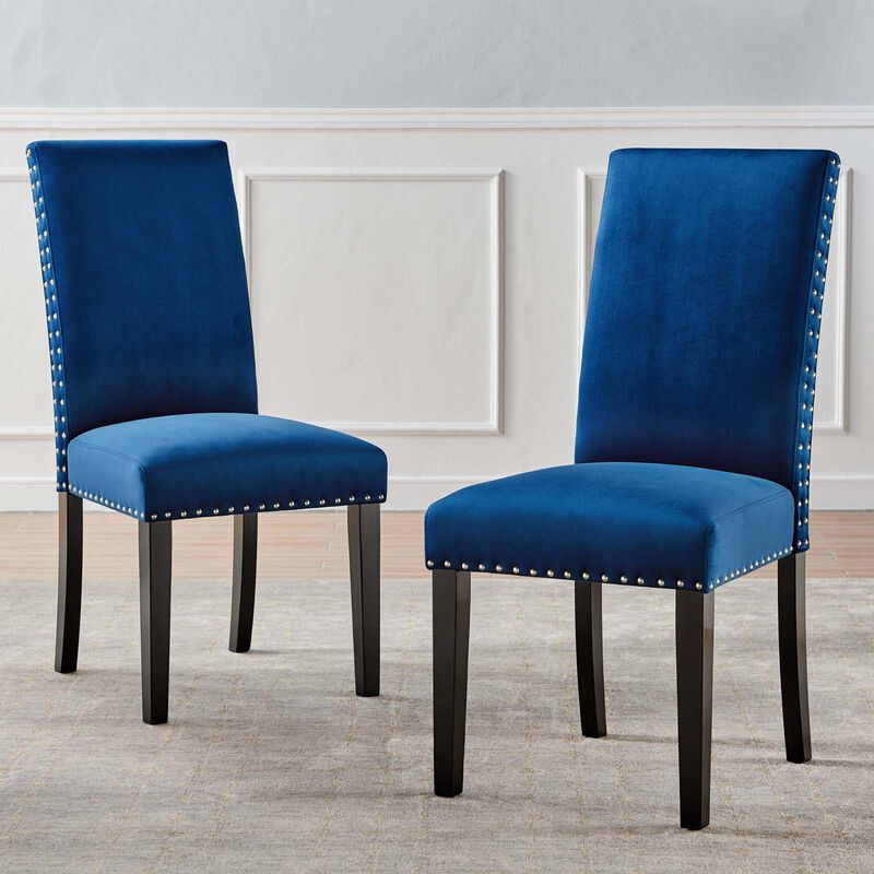 Parcel Performance Velvet Dining Side Chairs - Set of 2 image number 8