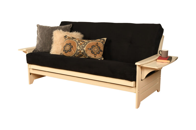 Phoenix Frame in Antique White Finish includes Linen Cocoa Mattress image number 0