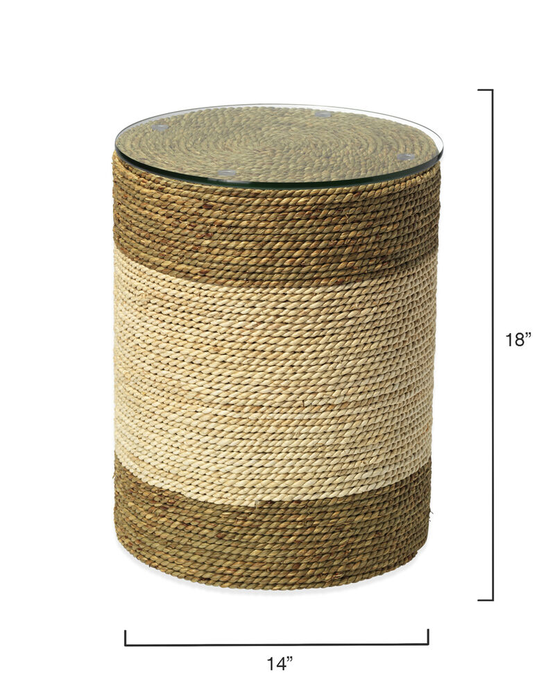 Saint Bart's Seagrass Side Table