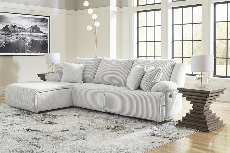 Top Tier 3-Piece Reclining Sectional Sofa Chaise image number 1
