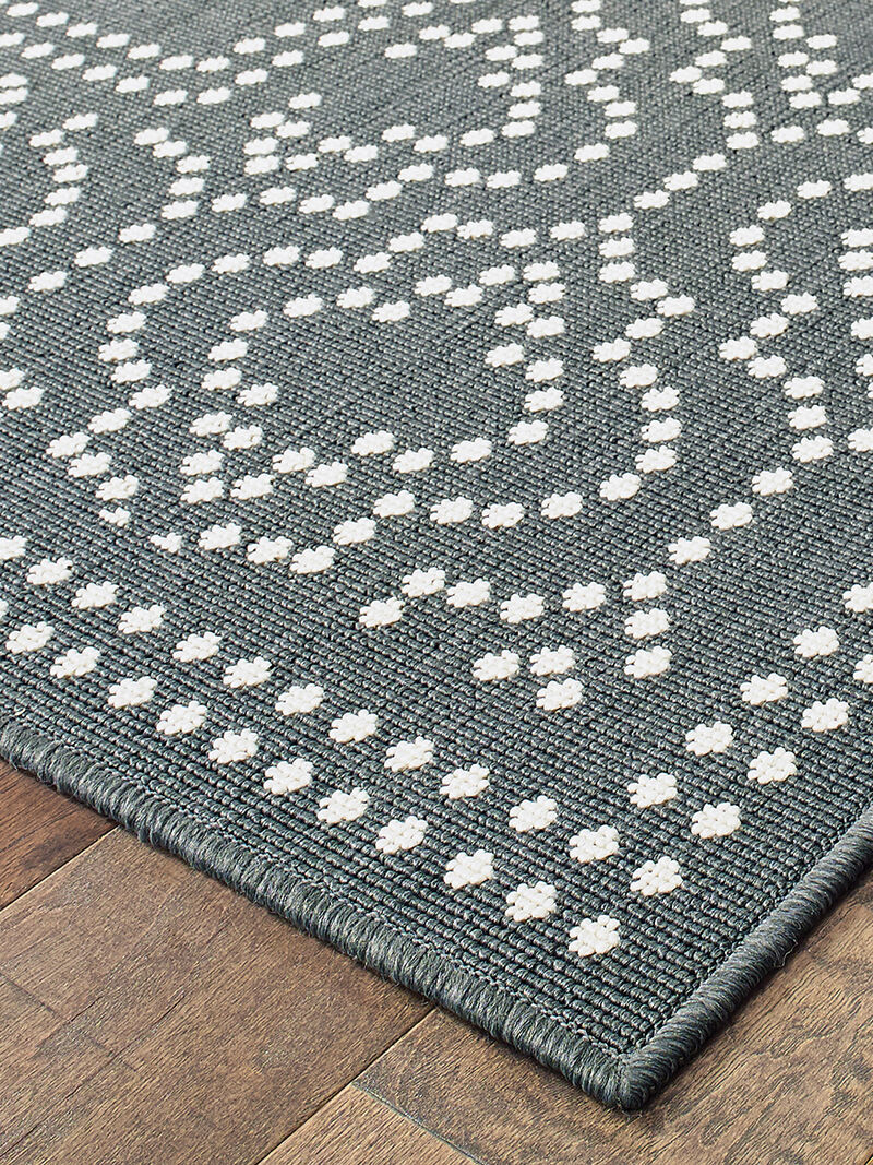 Marina 5'3" x 7'6" Grey Rug