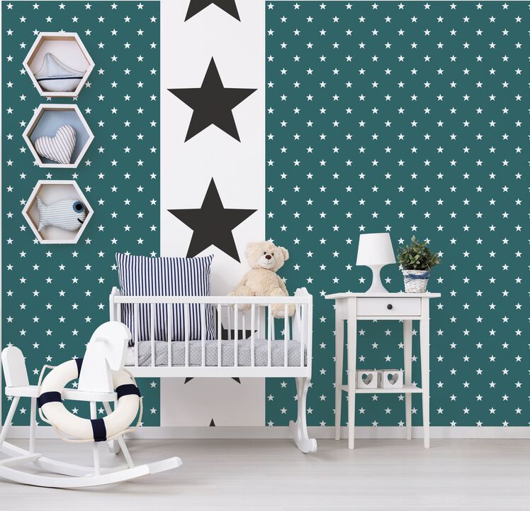 Deauville 2 Deauville Star Green Wallpaper G23349