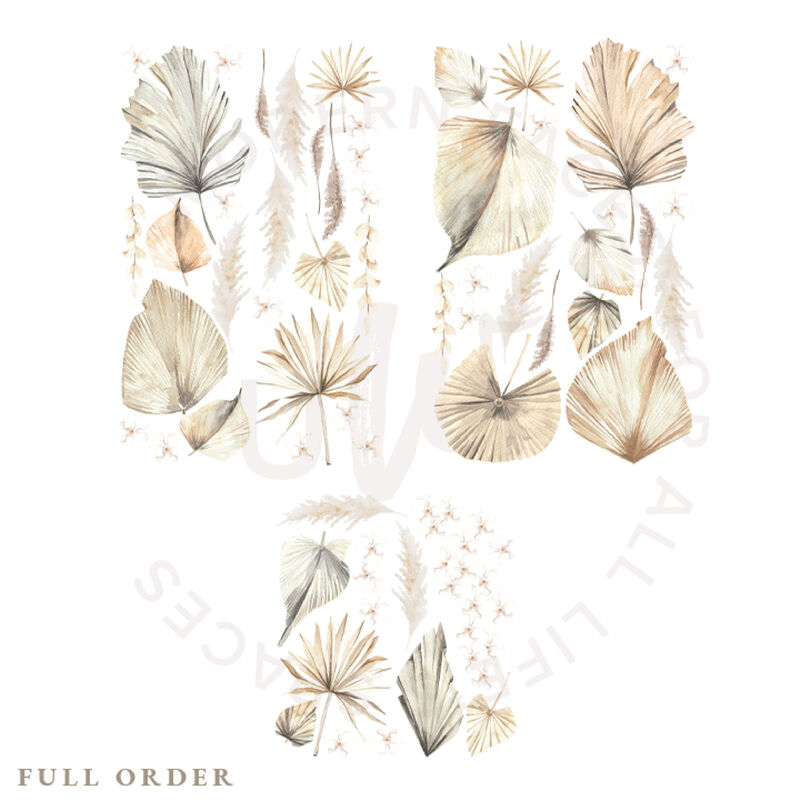 Bohemian Palm Wall Decals