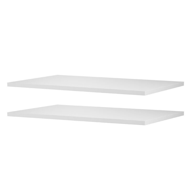 Wooden Cabinet Shelves 2 Piece Closet Replacement Shelf Boards image number 5