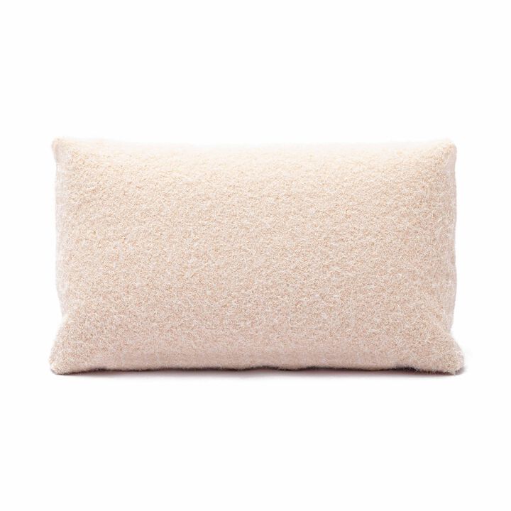 Malolo Long Mohair Rectangular Vegan-Down Pillow