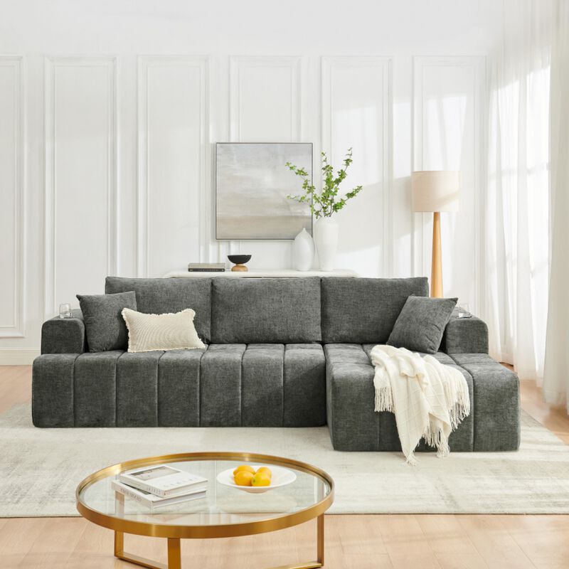 Blufji Modular L-Shaped Sectional Sofa image number 2