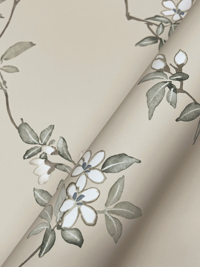 April Blossom Taupe Wallpaper image number 1