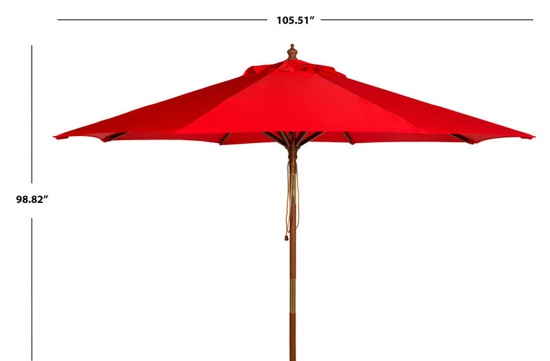 Cannes 9 ft. Wood Crank Umbrella image number 3