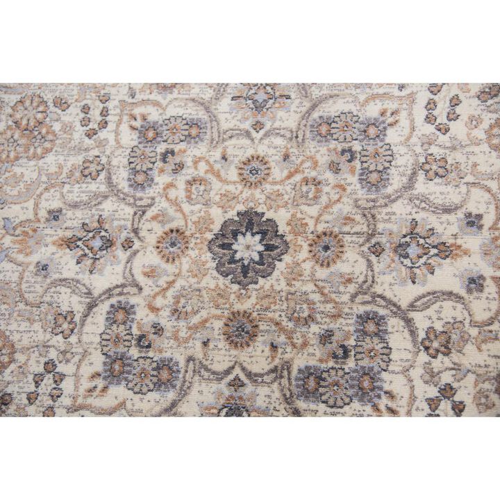 Euphoria Neutral 2'6" x 10' Hybrid Rug