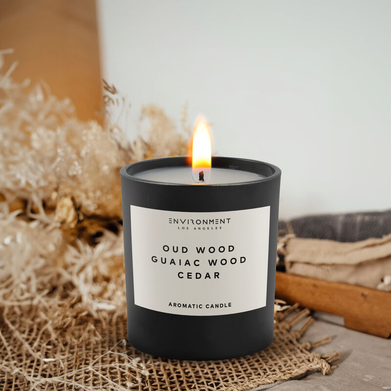 ENVIRONMENT 8oz Candle Inspired by Tom Ford Oud Wood® - Oud Wood | Guaiac Wood | Cedar