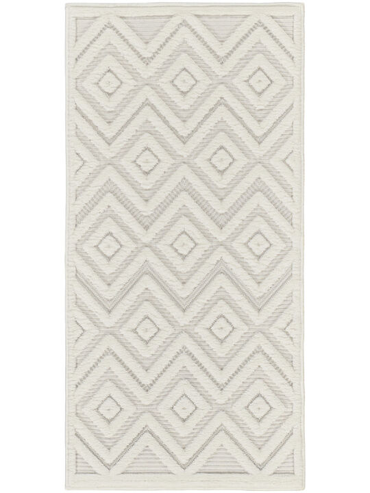 Versatile NRV01 Ivory/White 3' x 5' Rug