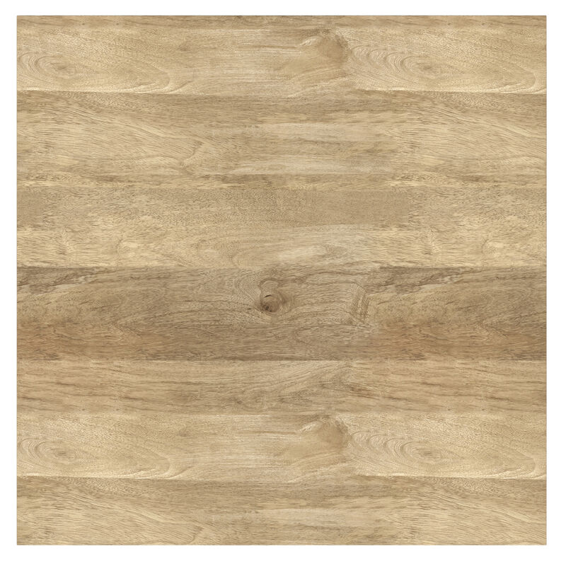 Lockhart SOLID MANGO WOOD 30 inch Wide Square Modern Square Coffee Table in Natural, Fully Assembled