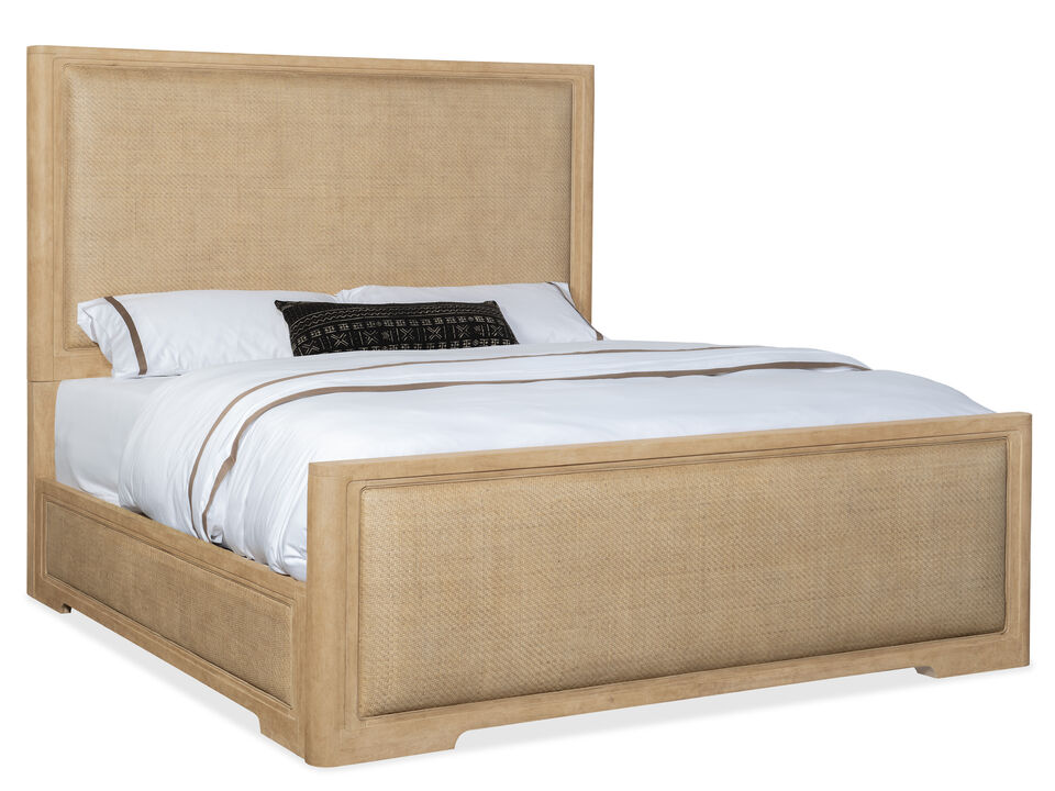 Retreat Queen Cane Panel Bed