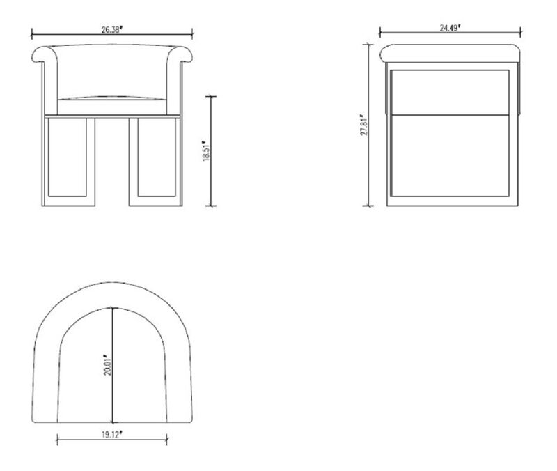 Corso Gray Dining Chair