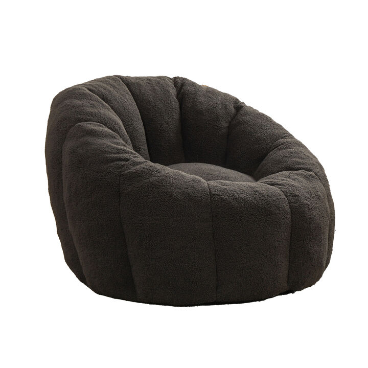 GOODSILO Ergonomic Bean Bag Sofa Chair with Armrests and High-Density Foam for Ultimate Relaxation
