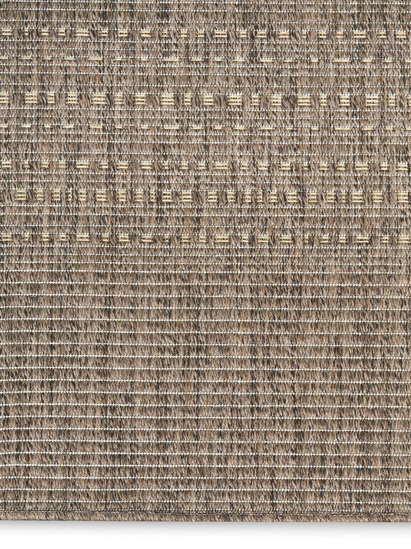 Tulum TLM01 Brown 2'2" x 10' Rug image number 3