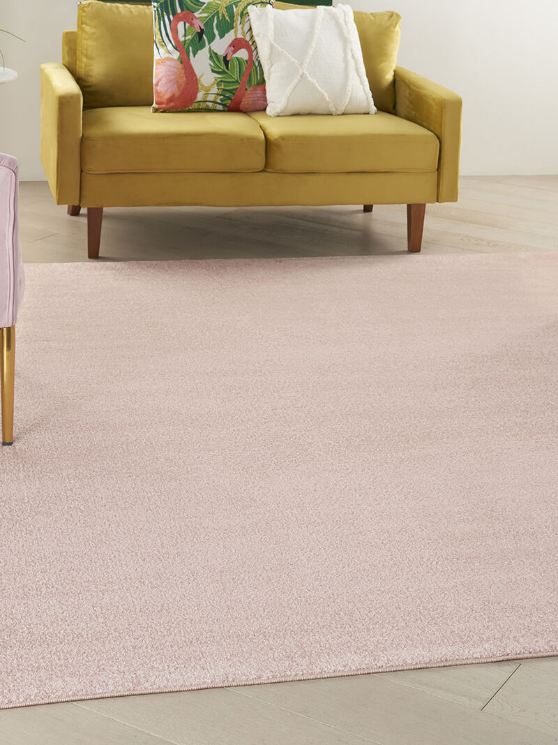 Nourison Essentials NRE01 Pink 9' x Square Rug image number 7