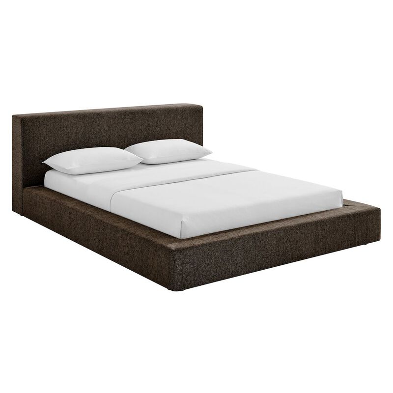 Luma Chenille Upholstered King Platform Bed Frame image number 0