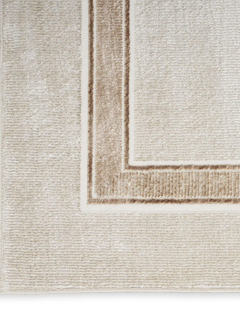 Glitz GLZ08 Ivory/Cream 2'3" x 7'6" Rug