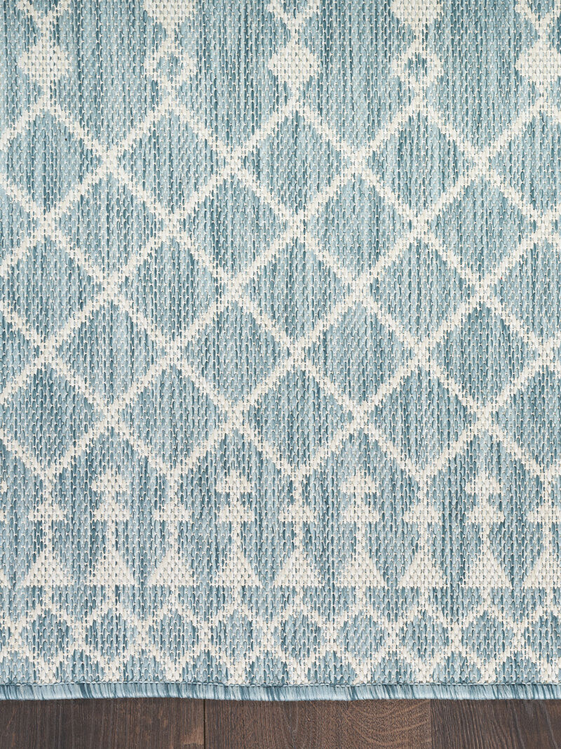 Positano POS02 Aqua 2'2" x 10' Rug image number 2