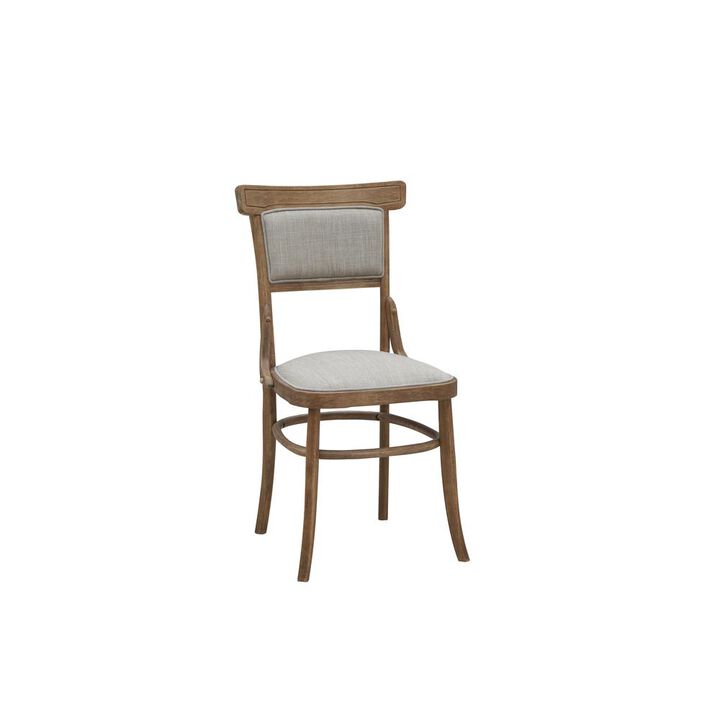 Carolina Living Diana Dining Chair - Set of 2 - Vintage Honey - Linen Upholstery