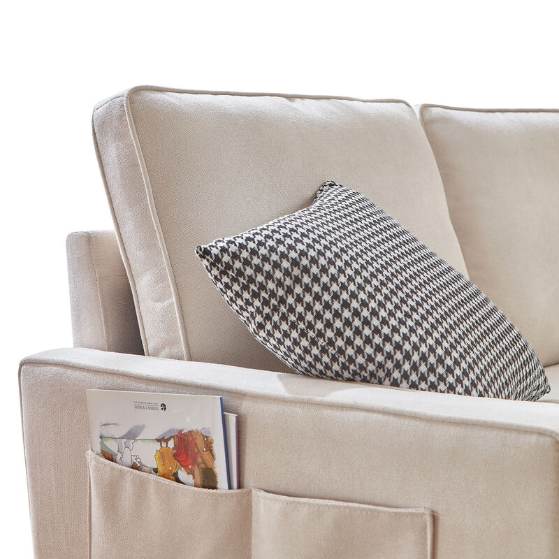 Elegant Linen Sofa, Modern Sofa- Enhance Your Living Space with Timeless Sophistication