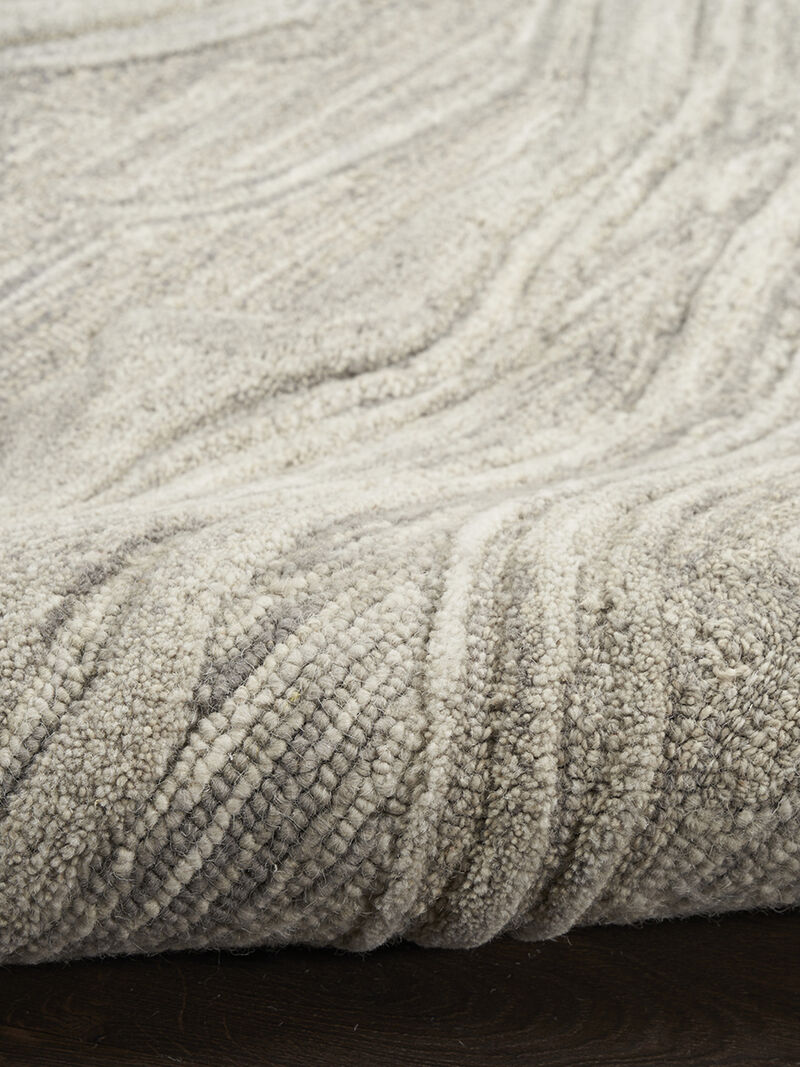 Graceful GRU01 Gray 2'3" x 7'6" Rug image number 4